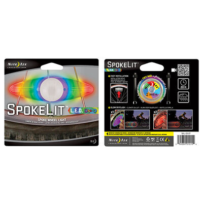SpokeLit LED Bike Light, Multi-Colored