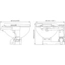 SEAFLO 24V Large Size Twist Flush Electric Marine Toilet image number 2