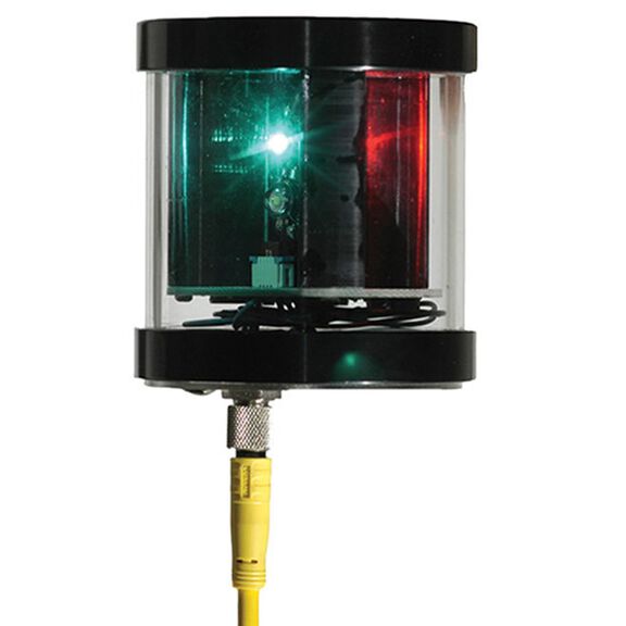 OGM Series LX Collection Mast Mount LED Tri-Color Navigation Light with Strobe image number 2