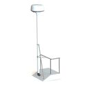 8' Pole Kit with 1" Rail Stand-Off Kit image number 1