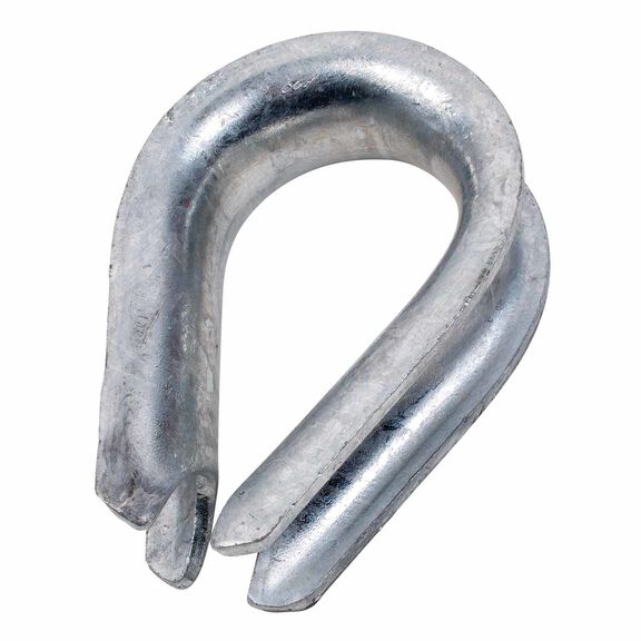 1/2" Galvanized Thimble image number 0