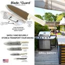 Blade Guard&reg; 4" Knife Edge Protector & Blade Cover, Clear image number 5
