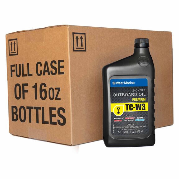TC-W3 2 Stroke Conventional Marine Engine Oil, Case of 12 Pints image number 0