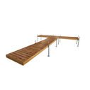 T-Shaped Cedar Complete Dock Packages image number 0