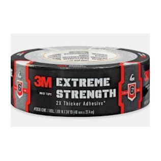 3M Extreme Strength Duct Tape 2830, 1.88" x 30 yd (48 mm x 27.4 m), 12 rolls/case