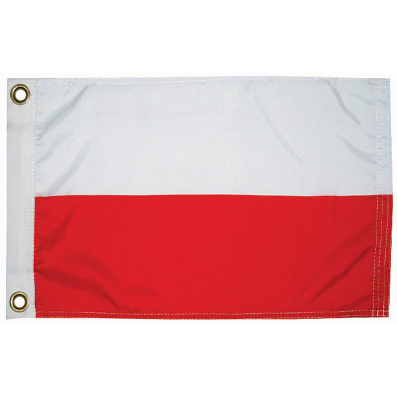 Poland Courtesy Flag, 12" x 18" image number 0