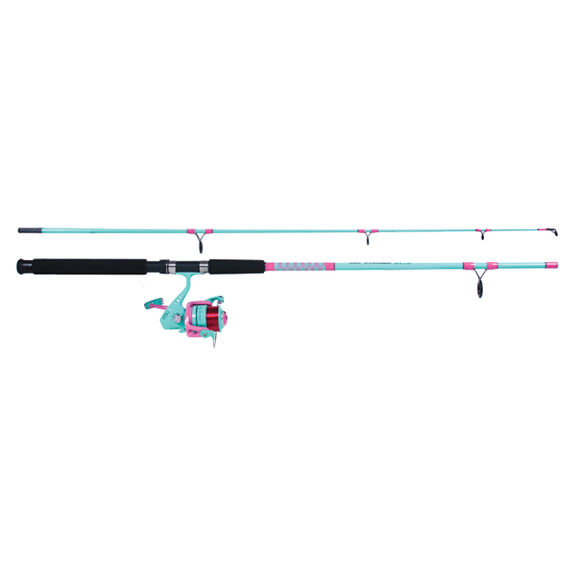 7' Ladies Saltwater Spinning Rod & Reel Combo, Medium Power image number 0