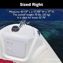 DTX Stainless Steel Anchor - 70 lbs. image number 7