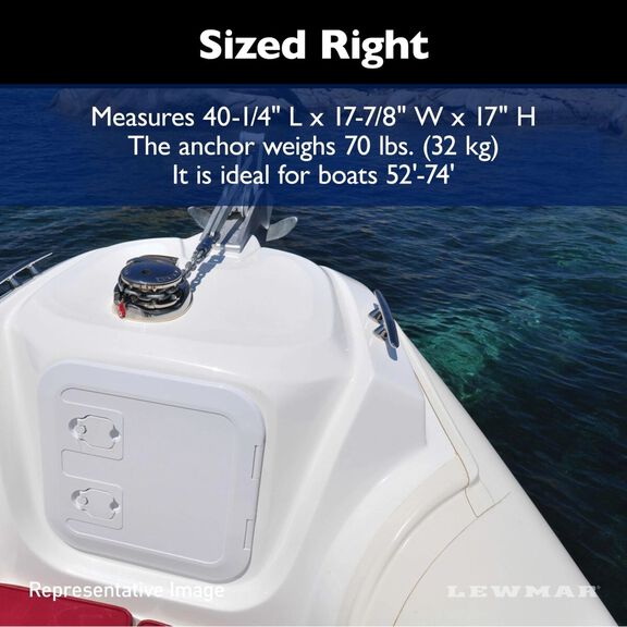 DTX Stainless Steel Anchor - 70 lbs. image number 7