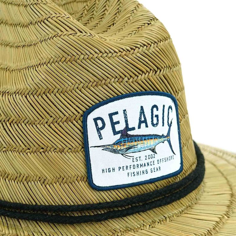 Pelagic Baja Straw Hat-Fish Camo Slate