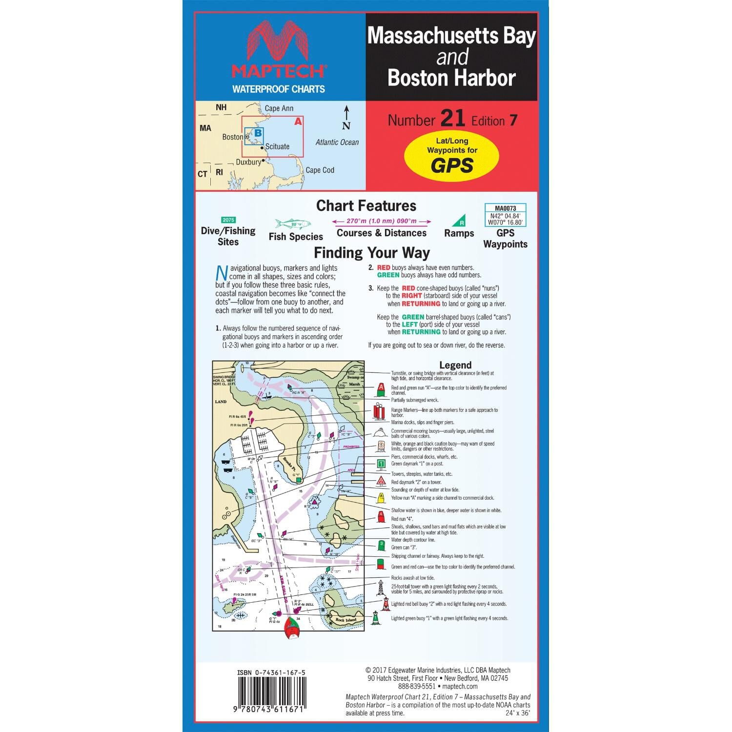 MA Bay to Boston Harbor, 8th Edition