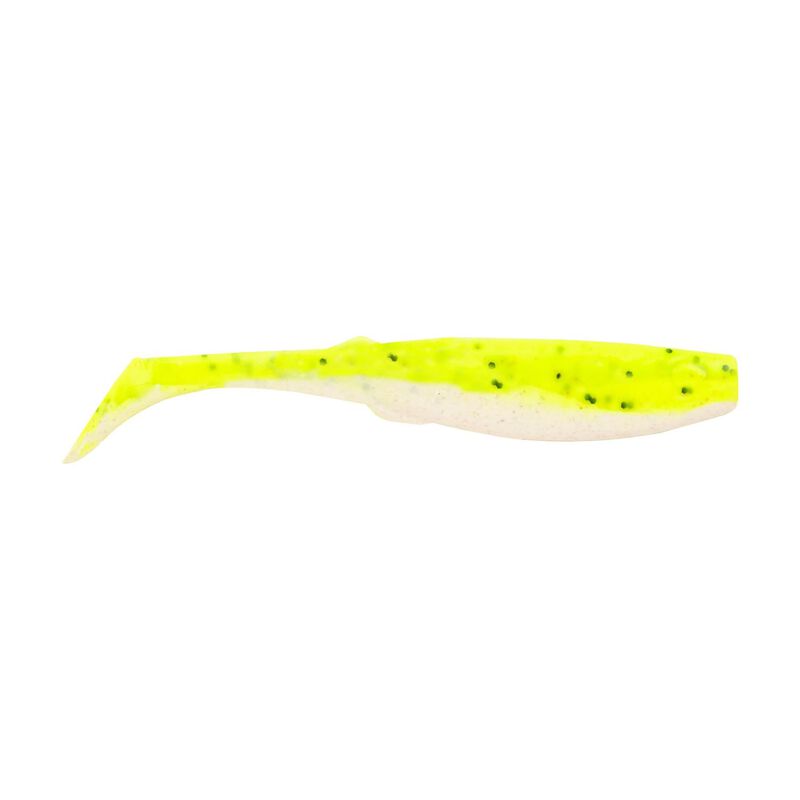 Berkley Gulp! Saltwater Paddleshad - Chartreuse Pepper Neon - 4″