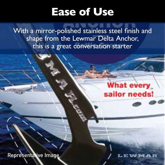 Baby Delta Anchor Bottle Opener image number 2
