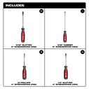 Cushion Grip Screwdriver Kit (USA). 4 Piece image number 2