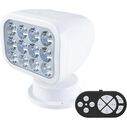 SEAFLO 28W Remote Control LED Searchlight, Warm White, Wireless Remote, White image number 0