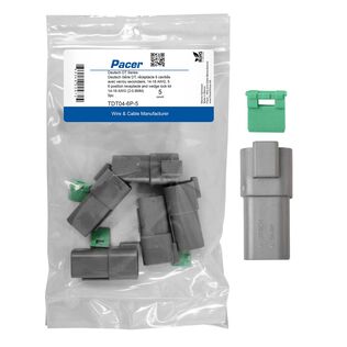 DT Deutsch Receptacle and Wedge Lock Kit, 6 Position, 5 Pack