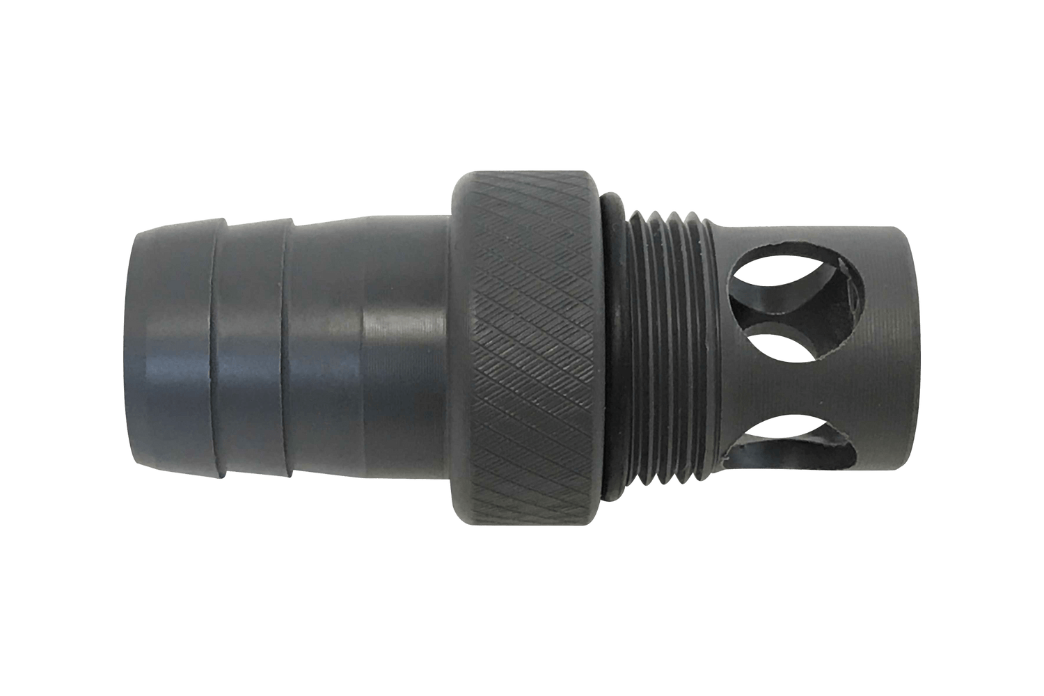 1" Barbed/Suction Stop Sac Valve Threads Fitting