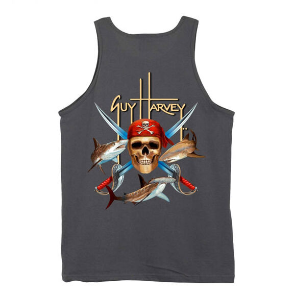 Men's Pirate Shark Tank Top image number 0