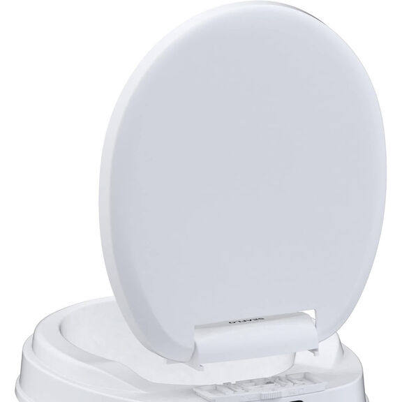 Soft-Close RV Toilet Replacement Seat and Cover, White image number 1