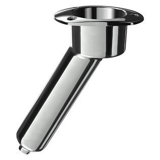 Combination Rod and Cup Holder, Oval Top, 30 degree, NPT Drain Fitting
