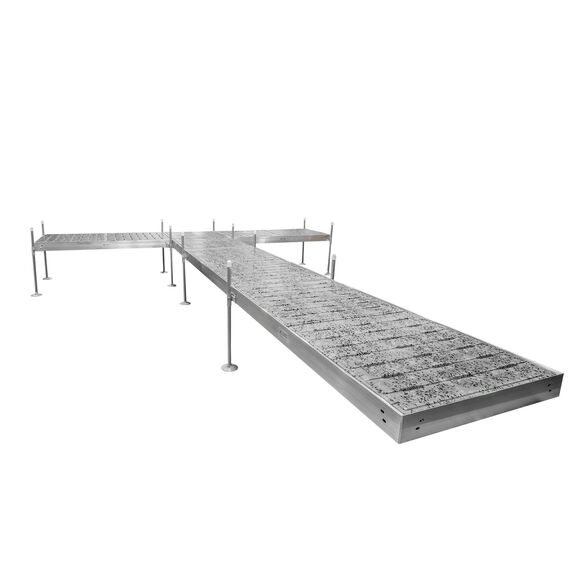 T-Shaped Aluminum with Terrazzo Decking Complete Dock Packages image number 0