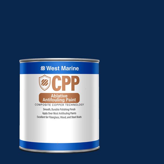 CPP Plus Antifouling Paint, Blue, Quart image number 0