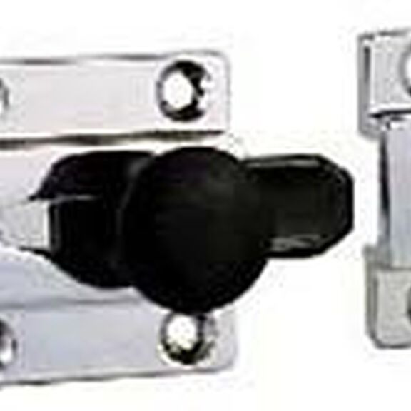 Zinc Cupboard Bolt - 1 1/2" x 2 1/8" image number 0