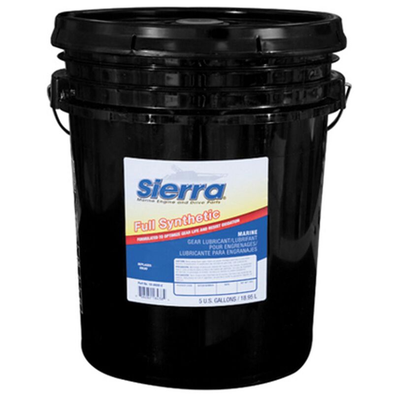 SIERRA 1896805 Lower Unit Gear Lube Synthetic 5 Gallons West Marine