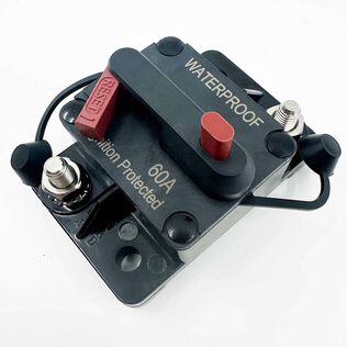 Resettable Circuit Breaker, 60 Amp, Waterproof