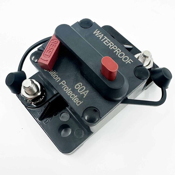 Resettable Circuit Breaker, 60 Amp, Waterproof image number 0