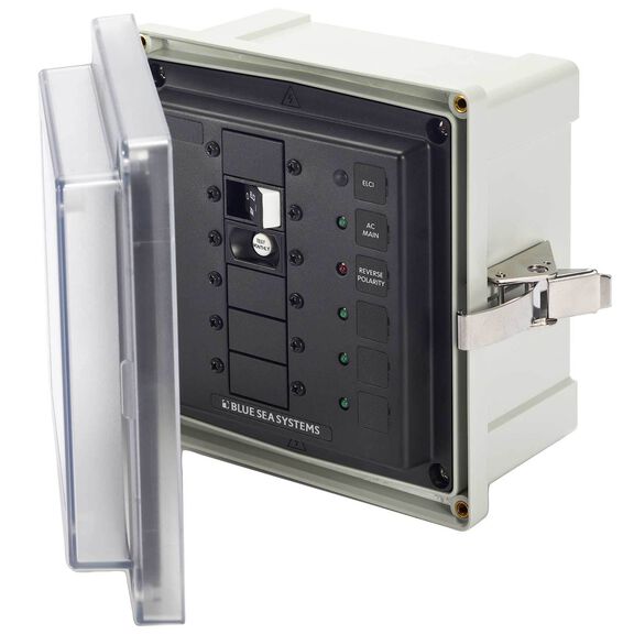 Enclosed ELCI Main Circuit Breaker Panel 30A 120V AC ELCI Main + 3 Blank Circuit Positions image number 0
