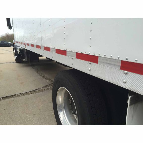 HOPKINS MANUFACTURING 18" White/Red Conspicuity Strips, 4Pack