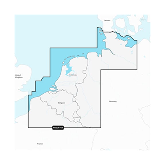 Garmin Navionics+ EU076R Benelux and Germany, West, Electronic Chart image number 0