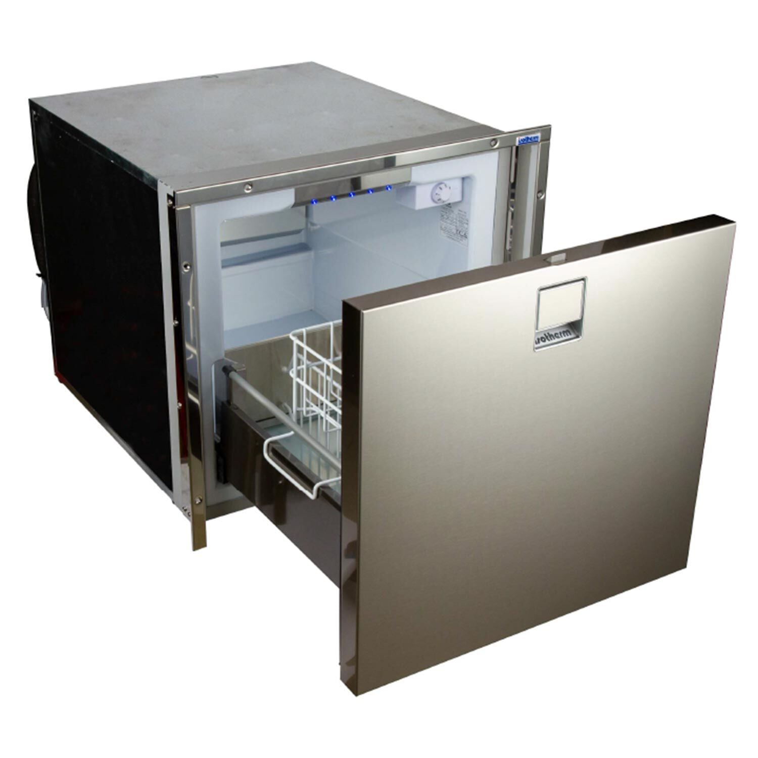 Isotherm Drawer 100 Clean Touch AC/DC Fridge – SS Flange Isotherm Drawer 100 Clean Touch AC/DC Fridge – SS Flange