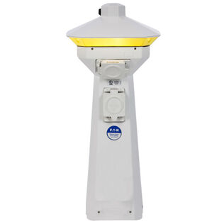 31" Hatteras Power Pedestal Light, (1) 50 Amp 125/150C Shore Power Receptacle, (1) 20 Amp 125V GFCI Protected Duplex Receptacle