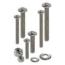 Phillips Pan Head Machine Screw Kit, 144 Piece, Stainless Steel image number 1