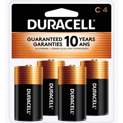 Coppertop C Battery, 4-Pack
