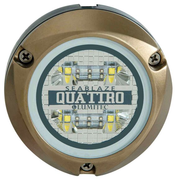 Zambezi Quattro Surface Mount Underwater Pontoon Light, 2,000 Lumen, Spectrum Full Color image number 0