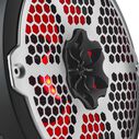 8&rdquo; Marine 2-Way Hybrid Speaker with RGB LED, Compression Driver and Neodymium Magnet, 350W RMS 4-Ohm, Matte Black image number 2