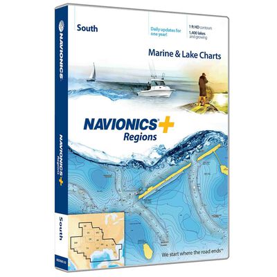 MSD/NAV+SO Region South Navionics+ Charts microSD/SD Card