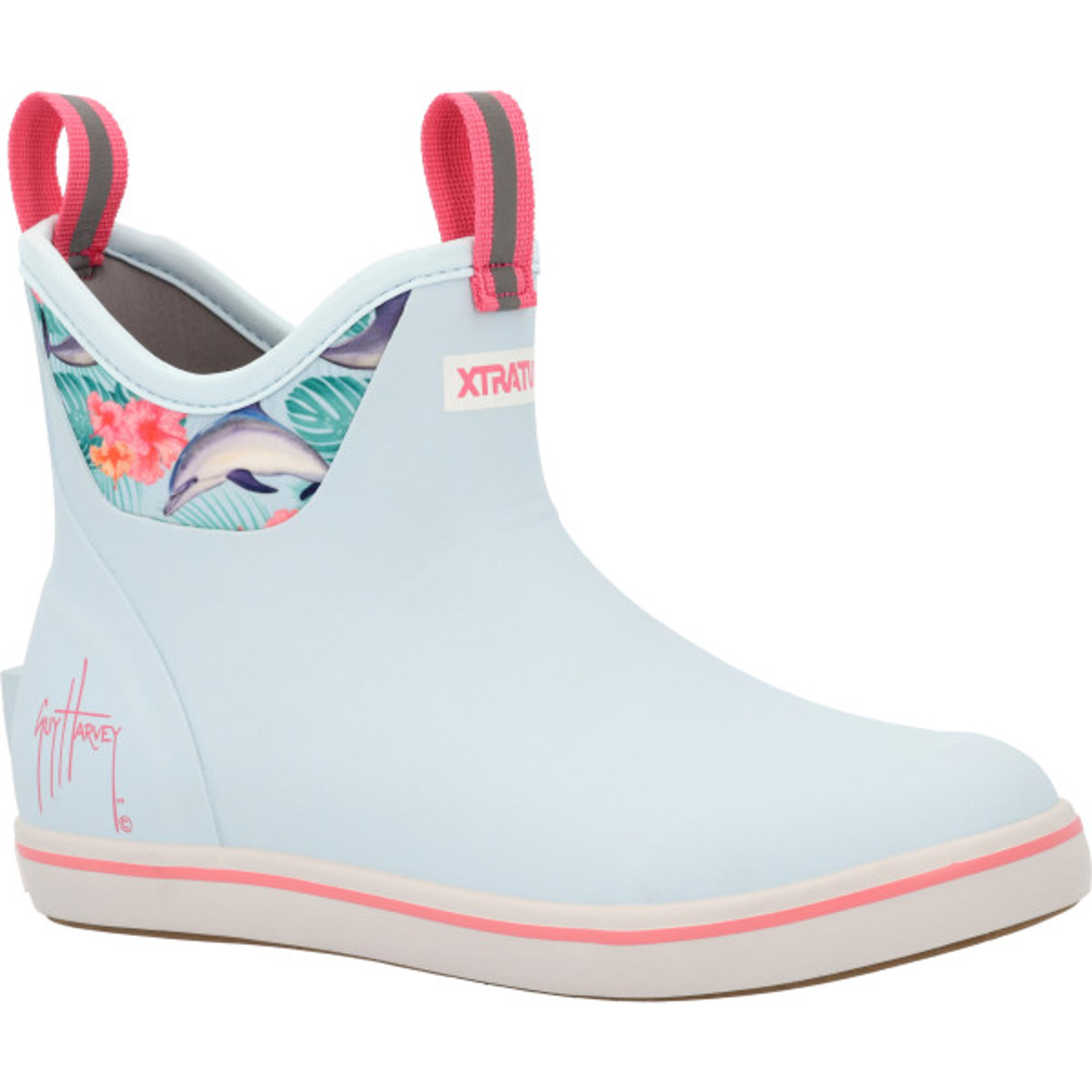 Women's 6" Guy Harvey Ankle Deck Boots
