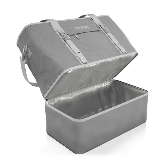 2-in-1 Chillout Bag, Hybrid Cooler Bag with Cooler Compartment, Grey image number 3