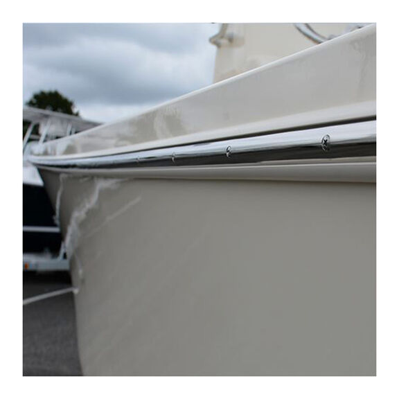 Rigid Black Rub Rail Kit, 1 5/8" x 5/8", 3 Pieces 7.5', 7.5' & 5' Lengths image number 1