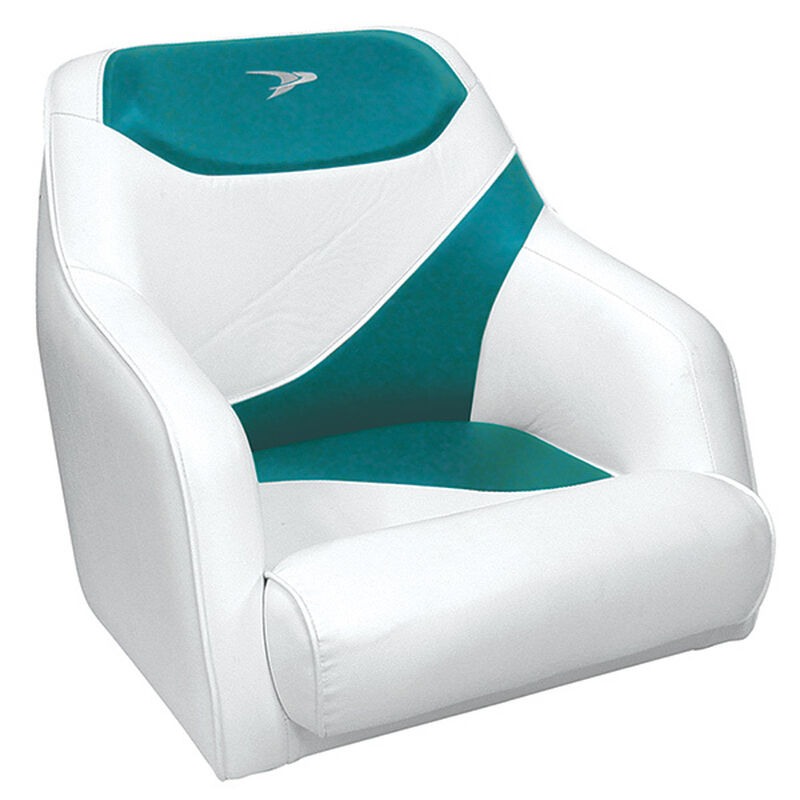 Bucket Seat, White/Teal image number 0