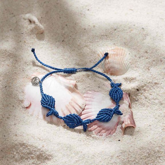 4ocean 4fish Bracelet - Blue image number 1