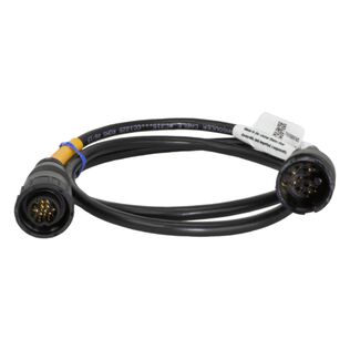M&M Cable, 12-Pin Chirp Series, with Humminbird 14-Pin Connector - 1m