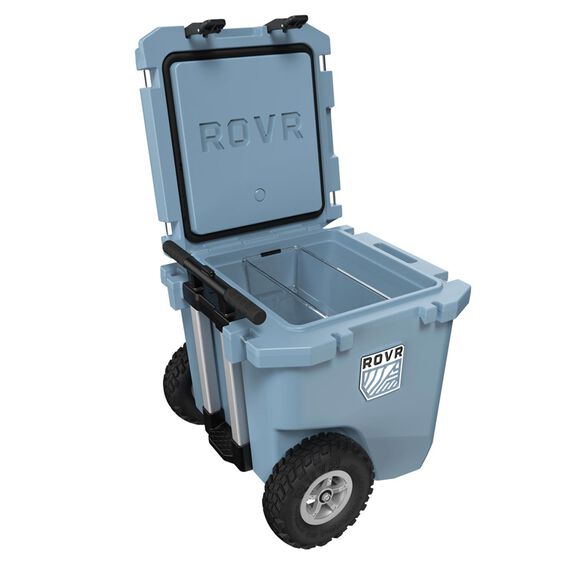 RollR 30 Quart Wheeled Hard Cooler with Telescopic Handle, South Pacific image number 4