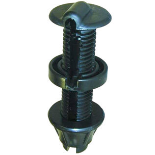CeaCap&trade; Bulkhead Pass-Thru Fitting, Black