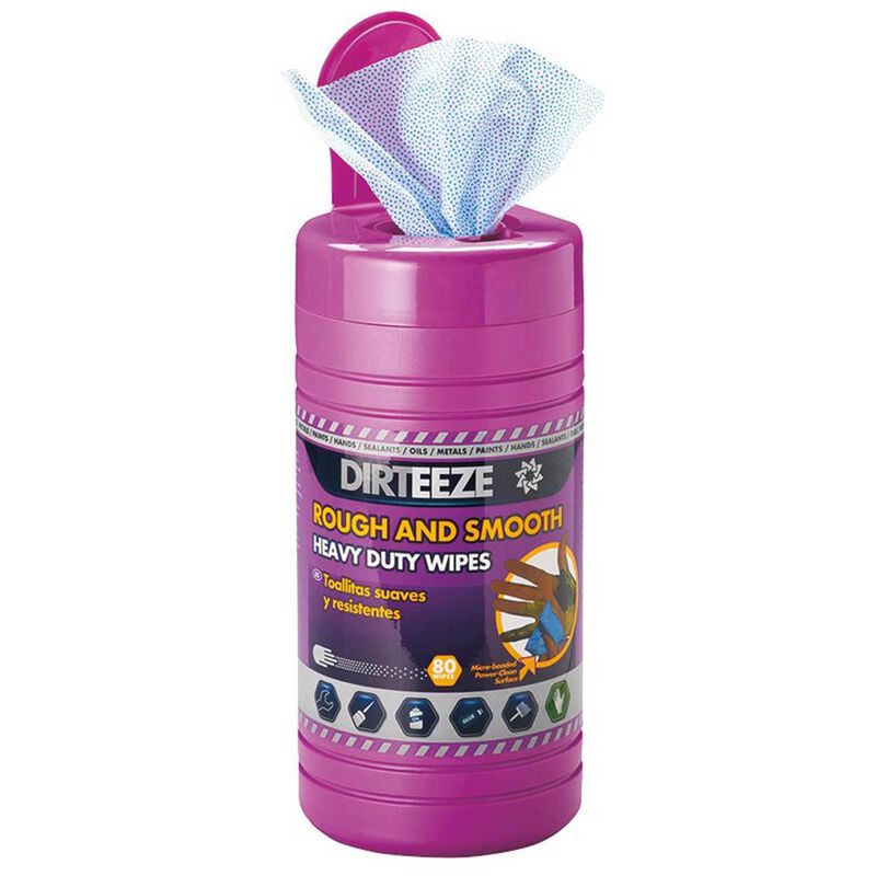 Dirteeze Heavy Duty Wipes, 80 ct. Tub image number null