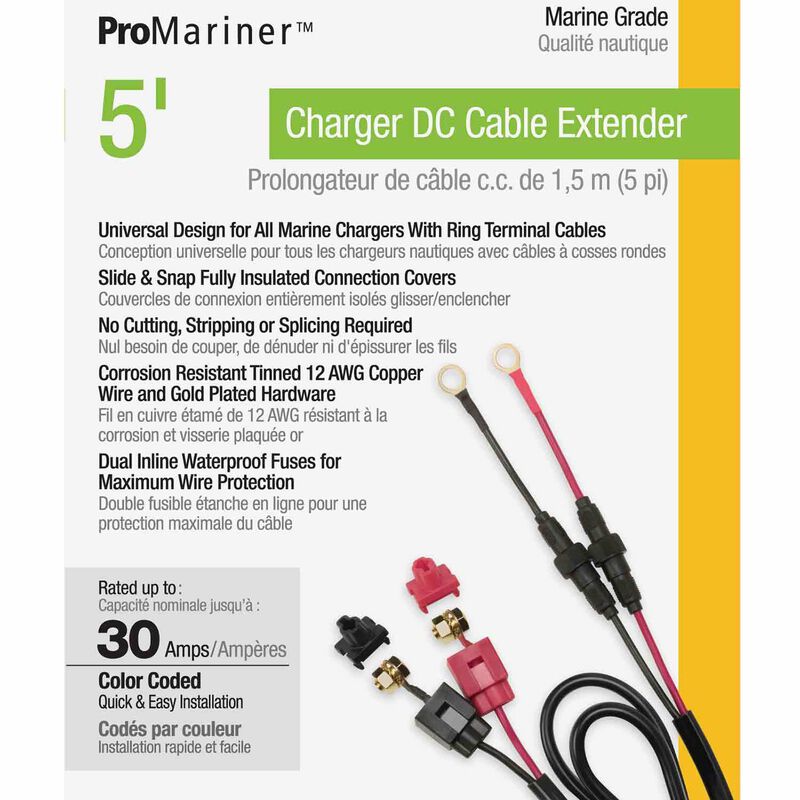 5' Charger DC Cable Extender image number null
